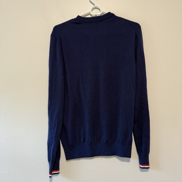 Vineyard‎ Vines NWT American Flag Intarsia Sweater in Deep Bay Blue Size XS - Picture 5 of 7